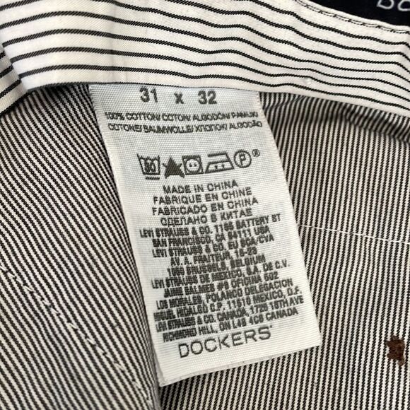 Men’s Dockers D3 classic fit dark blue 31 “ waist 32 “ inseam - Picture 5 of 5